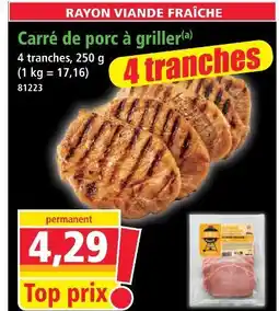 Norma Carré de porc à griller offre