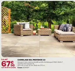 Gedimat Carrelage sol provence 2.0 offre