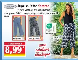 Norma Ellenor jupe-culotte femme offre