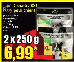 Norma Roy 2 snacks xxl pour chiens offre