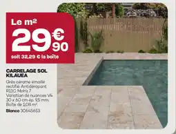 Gedimat Carrelage sol kilauea offre