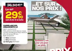 Gedimat Carrelage sol urbancrete 2.0 offre