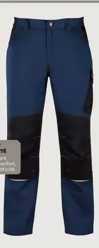 Gedimat Pantalon evo+ bleu offre