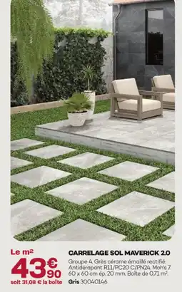 Gedimat Carrelage sol maverick 2.0 offre