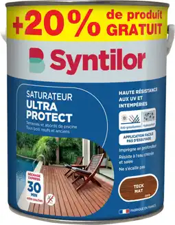 Brico Dépôt Saturateur ultra protect 5l+20% offre