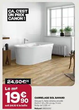 Gedimat Carrelage sol bayard offre