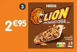 b&m Nestlé barres lion x8 offre