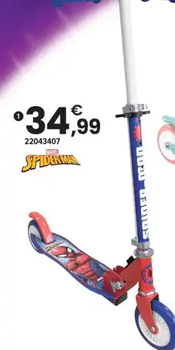 JouéClub Trottinette pliable spider-man offre