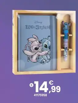 JouéClub Disney agenda autocollants et stylo offre