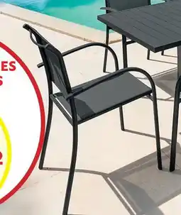 Maxi Bazar Hespéride fauteuil piazza aluminium offre