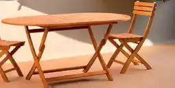 Maxi Bazar Table de jardin acacia offre