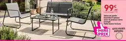 Maxi Bazar Salon de jardin essentiel 4 places offre