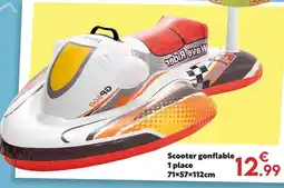 Maxi Bazar Scooter gonflable 1 place offre