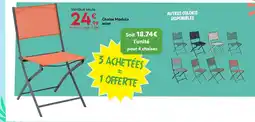 Maxi Bazar Chaise modula acier offre