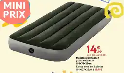 Maxi Bazar Matelas gonflable 1 place fibertech offre