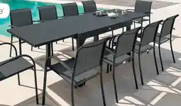 Maxi Bazar Hespéride table extensible piazza aluminium 10 places offre