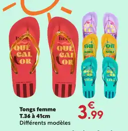 Maxi Bazar Tongs femme t.36 à 41cm offre