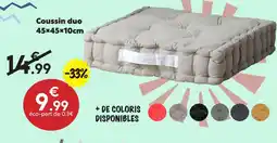 Maxi Bazar Coussin duo offre