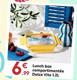Maxi Bazar Lunch box compartimentée dolce vita offre