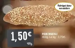 E.Leclerc Pain muesli offre