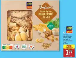 ALDI Daylicious - salade & paets poulet pane offre