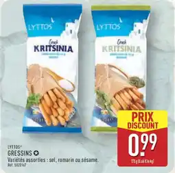 ALDI LYTTOS Gressins offre