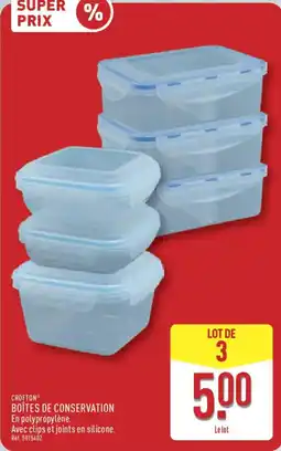 ALDI CROFTON Boîtes de conservation offre
