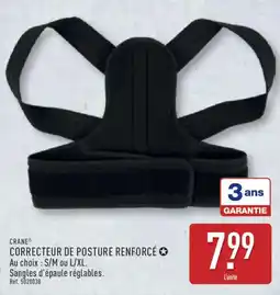 ALDI CRANE Correcteur de posture renforcé offre