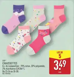 ALDI L&D Chaussettes offre