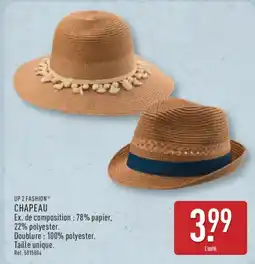 ALDI UP 2 FASHION Chapeau offre