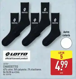 ALDI LOTTO Chaussettes offre