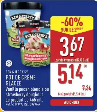 BEN & JERRY'S Pot de crème glacée