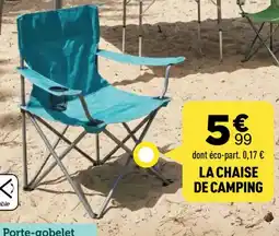 Centrakor La chaise de camping offre