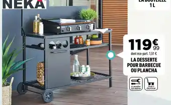 NEKA La desserte pour barbecue ou plancha