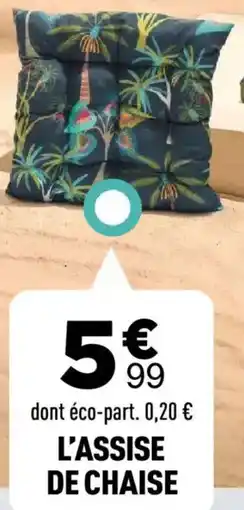 Centrakor L'assise de chaise offre