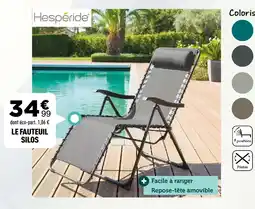 Centrakor Le fauteuil silos offre