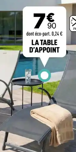 Centrakor La table d'appoint offre