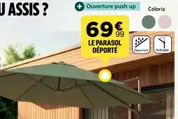 Centrakor Le parasol déporté offre