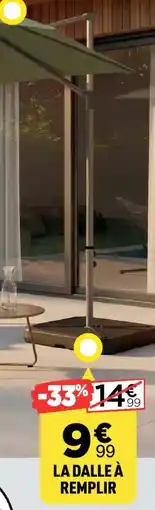 Centrakor La dalle à remplir offre