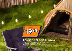 Action Froyak - chaise de camping offre