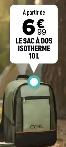 Centrakor Le sac à dos isotherme offre