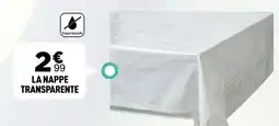 Centrakor La nappe transparente offre