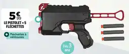 Centrakor Le pistolet +5 fléchettes offre