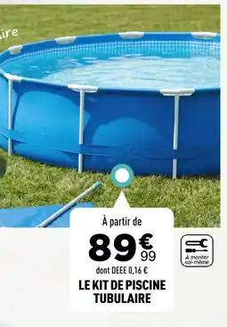 Centrakor Le kit de piscine tubulaire offre