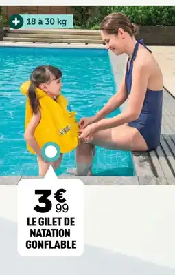 Centrakor Le gilet de natation gonflable offre
