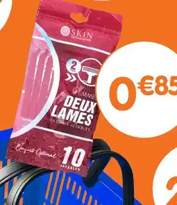 b&m Skin techniques rasoirs jetables 2 lames x10 femme offre