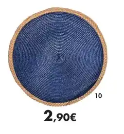 E.Leclerc Set de table contour tressé bleu marine offre