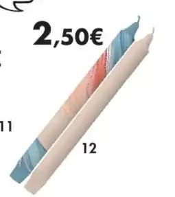 E.Leclerc Lot de 2 bougies chandelier blush senses 1 bougie couleur et 1 bougie decorée offre