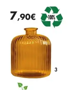 E.Leclerc Vase daroca en verre 100% recyclé ambré, vert ou violet offre