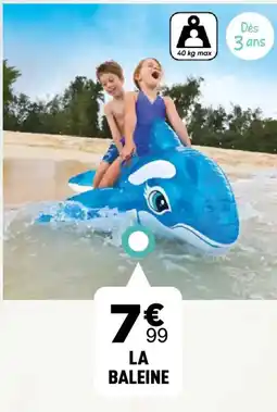 Centrakor INTEX La baleine offre